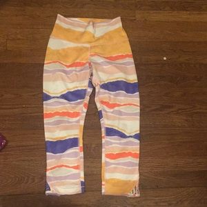 Rare lululemon bleacher stripe legging size 4